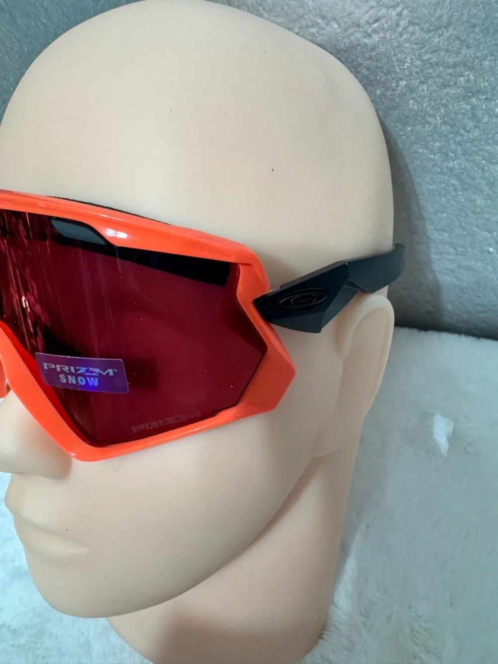 Oakley Snow Goggles with Bright Orange Frame and Red Lens - Picture 5 of 13